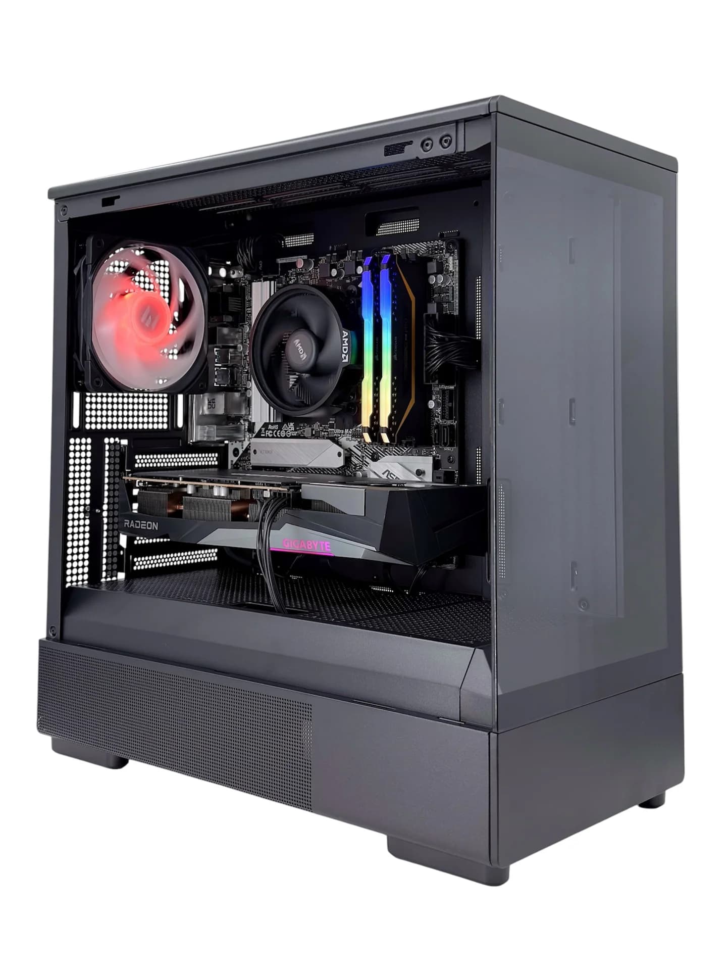 Dators spēlēm – 750nieks (Ryzen5 5500, RX7600, 16GB RAM)