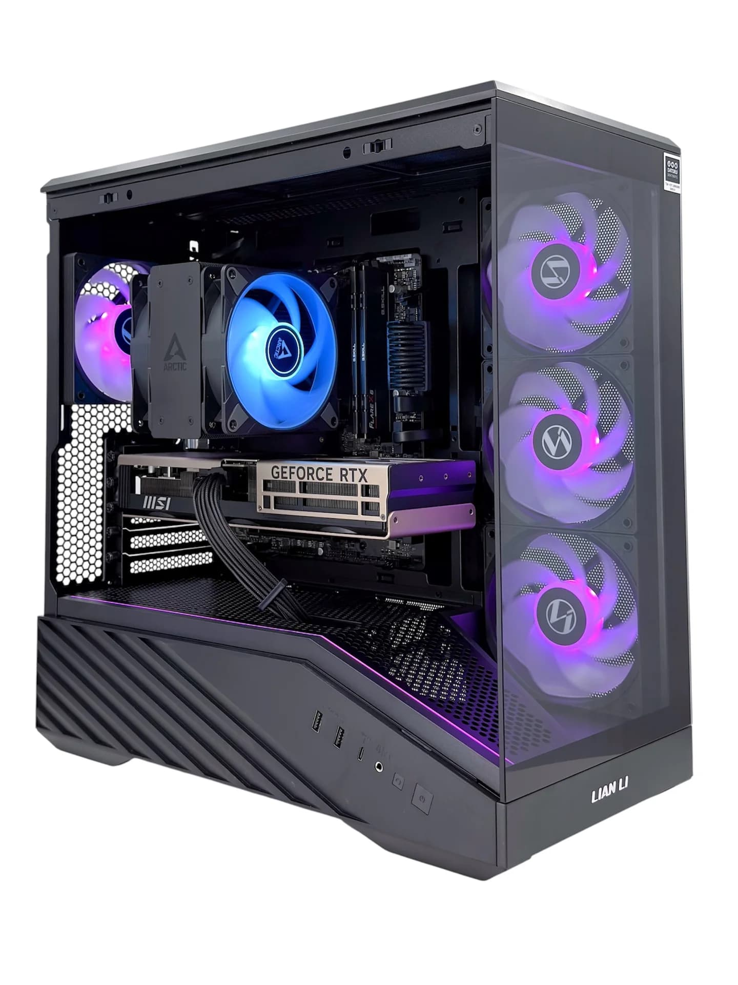 Dators spēlēm – 1800nieks v100 (Ryzen7 7700, RTX5070 12GB, 32GB RAM)