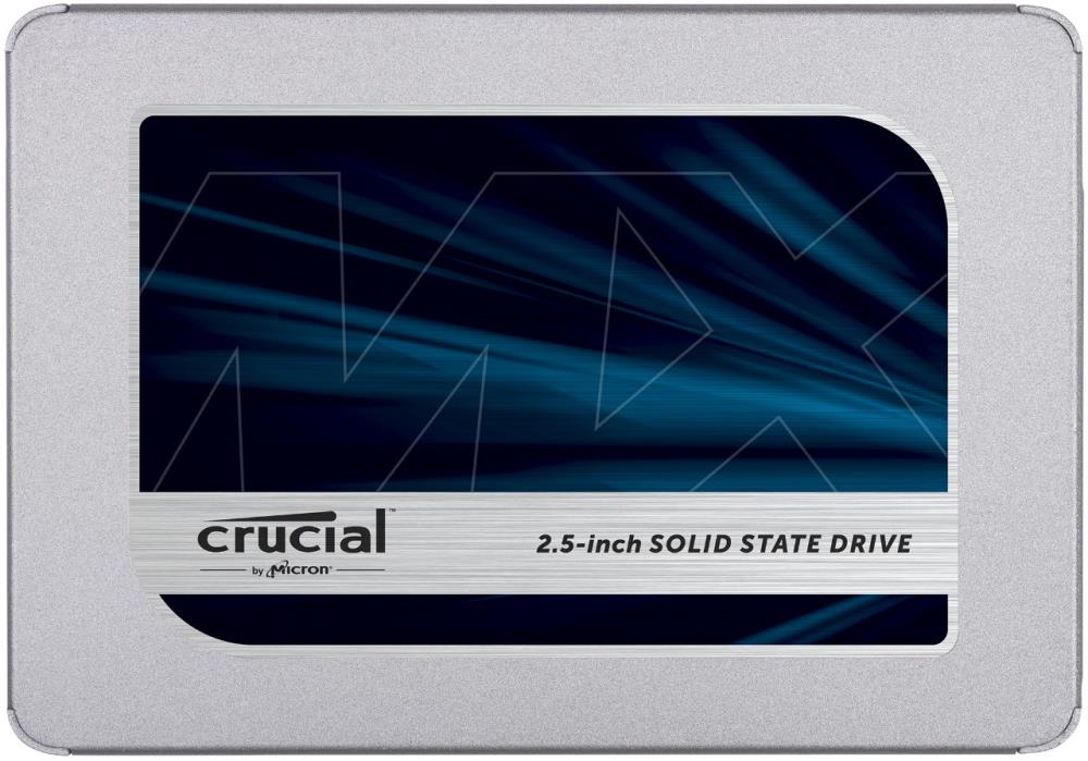 SSD|CRUCIAL|MX500|500GB|SATA 3.0|TLC|Write speed 510 MBytes/sec|Read speed 560 MBytes/sec|2,5"|MTBF 1800000 hours|CT500MX500SSD1
