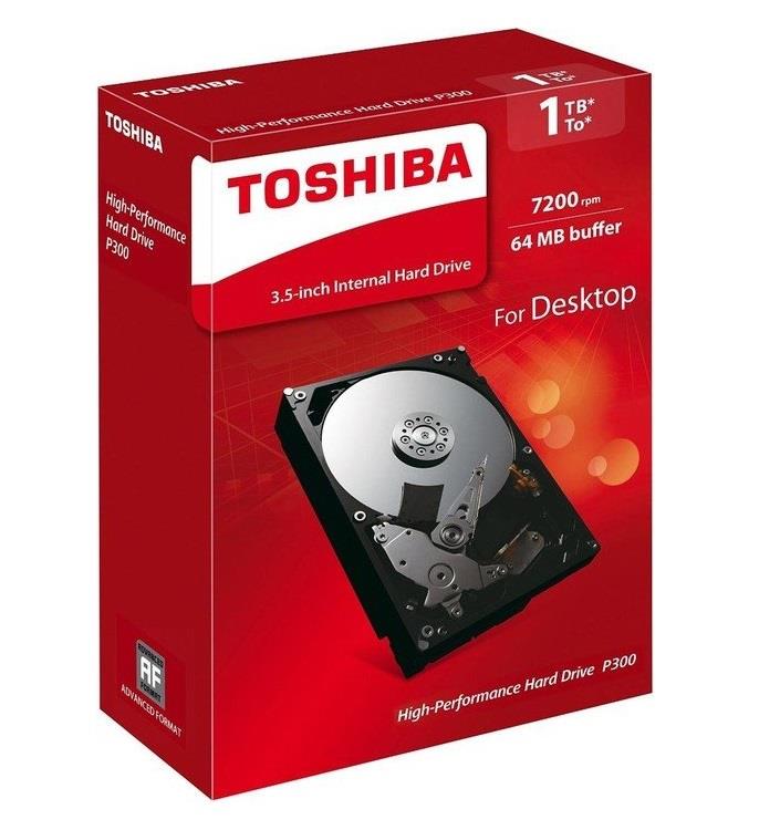 HDD|TOSHIBA|1TB|SATA 3.0|64 MB|7200 rpm|3,5"|HDWD110EZSTA