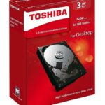 HDD|TOSHIBA|P300|3TB|SATA 3.0|64 MB|7200 rpm|3,5"|HDWD130EZSTA