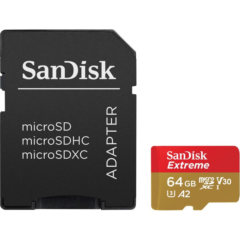MEMORY MICRO SDXC 64GB UHS-3/W/A SDSQXA2-064G-GN6AA SANDISK