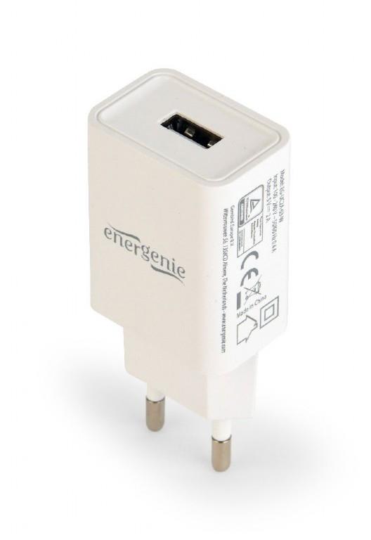 CHARGER USB UNIVERSAL WHITE/EG-UC2A-03-W GEMBIRD