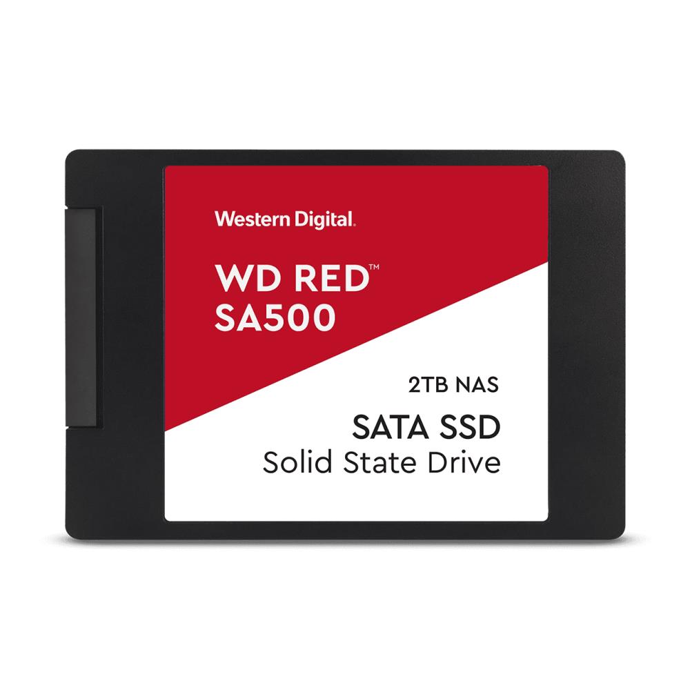 SSD|WESTERN DIGITAL|Red|2TB|SATA 3.0|Write speed 530 MBytes/sec|Read speed 560 MBytes/sec|2,5"|TBW 1300 TB|MTBF 2000000 hours|WDS200T1R0A