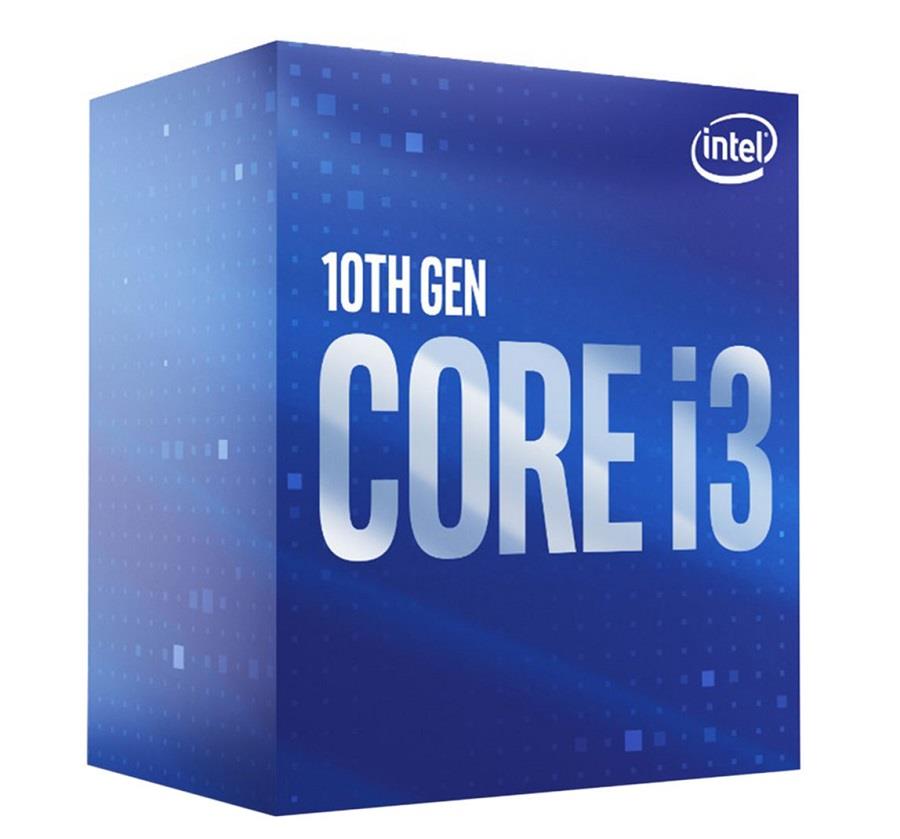 CPU|INTEL|Core i3|i3-10100|Comet Lake|3600 MHz|Cores 4|6MB|65 Watts|GPU UHD 630|BOX|BX8070110100SRH3N