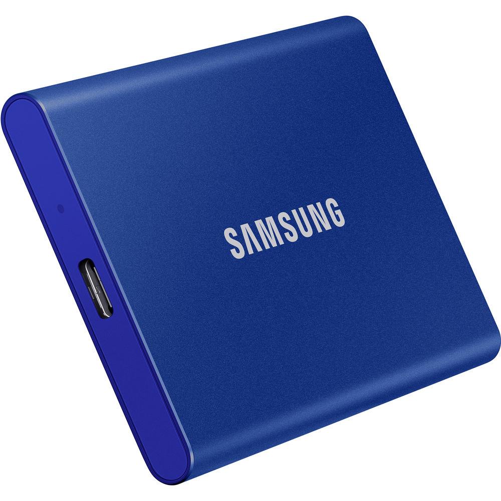 External SSD|SAMSUNG|T7|1TB|USB 3.2|Write speed 1000 MBytes/sec|Read speed 1050 MBytes/sec|MU-PC1T0H/WW