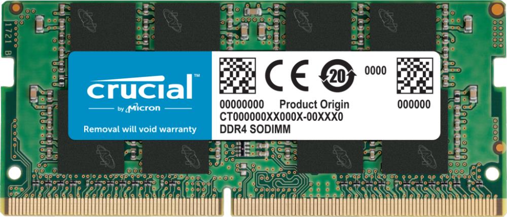 NB MEMORY 8GB PC25600 DDR4/SO CT8G4SFRA32A CRUCIAL