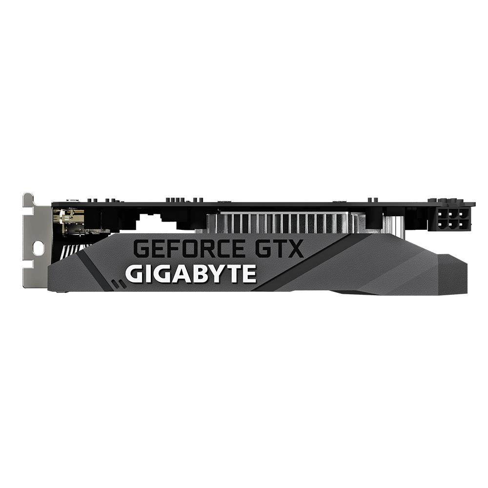 Graphics Card|GIGABYTE|NVIDIA GeForce GTX 1650|4 GB|128 bit|PCIE 3.0 16x|GDDR6|Memory 12000 MHz|GPU 1635 MHz|Dual Slot Fansink|1xDVI|1xHDMI|1xDisplayPort|GV-N1656OC-4GDV2.0