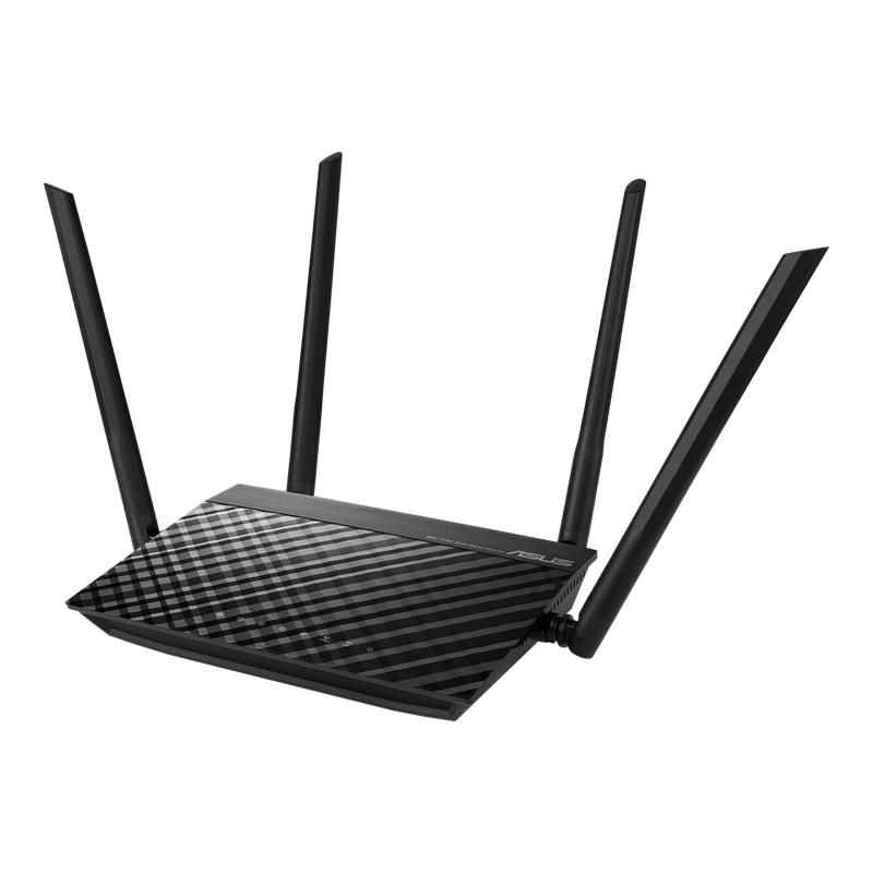 Wireless Router|ASUS|Wireless Router|1167 Mbps|IEEE 802.11ac|1 WAN|4x10/100M|Number of antennas 4|RT-AC1200V2