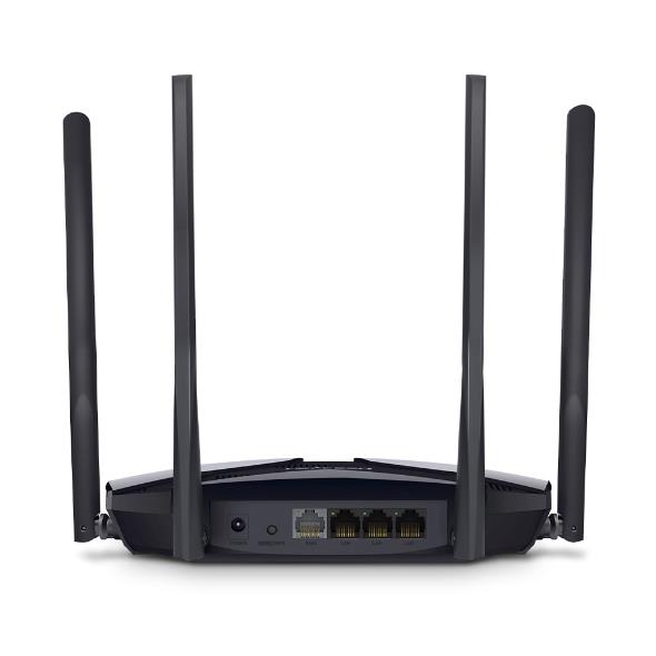 Wireless Router|MERCUSYS|1800 Mbps|Wi-Fi 6|1 WAN|3x10/100/1000M|Number of antennas 4|MR70X