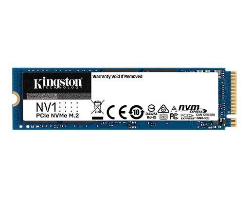 SSD|KINGSTON|NV1|1TB|M.2|PCIE|NVMe|Write speed 1700 MBytes/sec|Read speed 2100 MBytes/sec|TBW 240 TB|SNVS/1000G