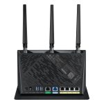 Wireless Router|ASUS|Wireless Router|5700 Mbps|Wi-Fi 6|USB 2.0|USB 3.1|1 WAN|4x10/100/1000M|Number of antennas 4|RT-AX86S