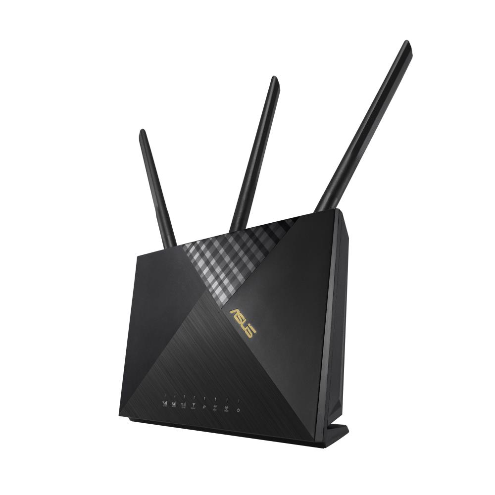 Wireless Router|ASUS|Wireless Router|1800 Mbps|Wi-Fi 5|Wi-Fi 6|1 WAN|4x10/100/1000M|Number of antennas 4|4G-AX56