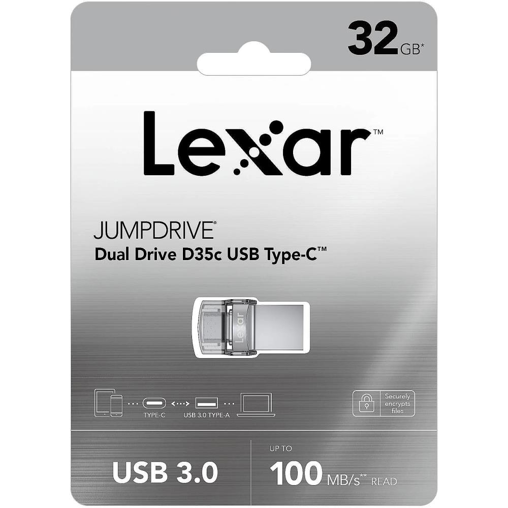 MEMORY DRIVE FLASH USB3 32GB/D35C LJDD35C032G-BNBNG LEXAR