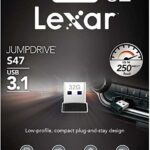 MEMORY DRIVE FLASH USB3.1 32GB/S47 LJDS47-32GABBK LEXAR