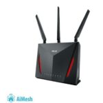 Wireless Router|ASUS|Wireless Router|2900 Mbps|Mesh|IEEE 802.11ac|USB 2.0|USB 3.0|1 WAN|4x10/100/1000M|Number of antennas 4|RT-AC86U