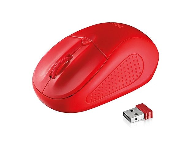 MOUSE USB OPTICAL WRL PRIMO/RED 20787 TRUST