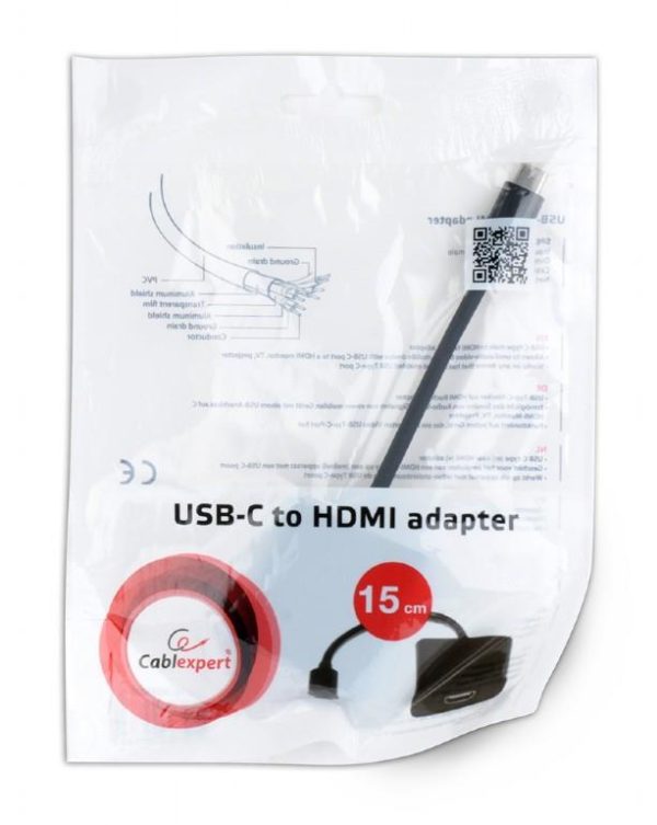 I/O ADAPTER USB-C TO HDMI/A-CM-HDMIF-01 GEMBIRD