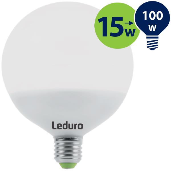 Light Bulb|LEDURO|Power consumption 15 Watts|Luminous flux 1200 Lumen|2700 K|220-240V|Beam angle 360 degrees|PL-GLA-21197