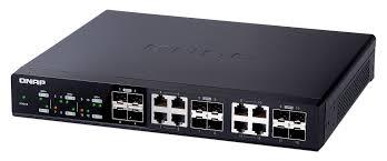 Switch|QNAP|QSW-1208-8C|Desktop/pedestal|Rack|8x10/100/1000BASE-T/SFP combo|4xSFP+|QSW-1208-8C