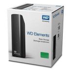 External HDD|WESTERN DIGITAL|Elements Desktop|8TB|USB 3.0|Black|WDBWLG0080HBK-EESN