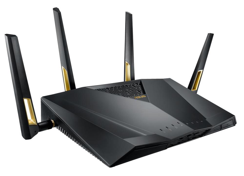 Wireless Router|ASUS|Wireless Router|6000 Mbps|IEEE 802.11n|IEEE 802.11ac|IEEE 802.11ax|USB|1 WAN|8x10/100/1000M|Number of antennas 4|RT-AX88U