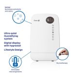 HUMIDIFIER WITH IONIZER/CA-607W CLEAN AIR OPTIMA