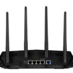 Wireless Router|ASUS|Wireless Router|5400 Mbps|Wi-Fi 5|Wi-Fi 6|USB 3.2|1 WAN|4x10/100/1000M|Number of antennas 6|TUF-AX5400