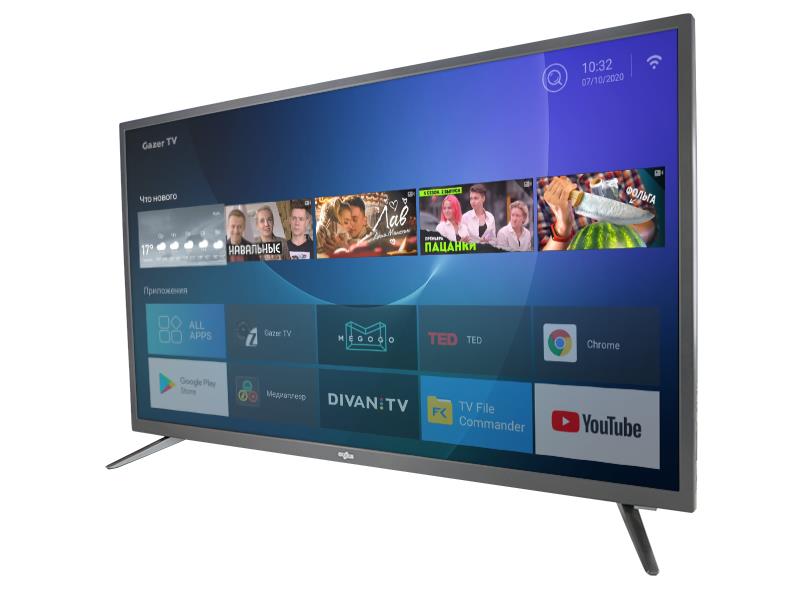 TV Set|GAZER|32"|Smart/FHD|1920x1080|Wireless LAN|Bluetooth|Android|Graphite|TV32-FS2G