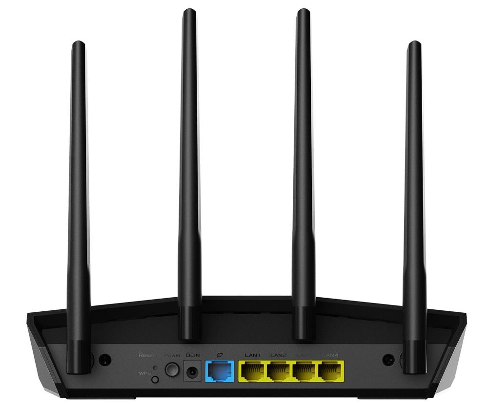 Wireless Router|ASUS|Wireless Router|1800 Mbps|1 WAN|4x10/100/1000M|Number of antennas 4|RT-AX55
