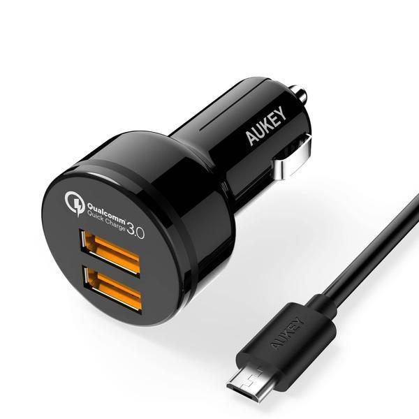 MOBILE CHARGER CAR CC-T8/2PORT USA82824A AUKEY