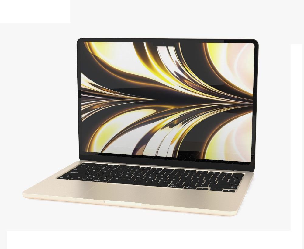 Notebook|APPLE|MacBook Air|13.6"|2560x1664|RAM 8GB|SSD 256GB|8-core GPU|ENG|macOS Monterey|Starlight|1.24 kg|Z15Y000DY