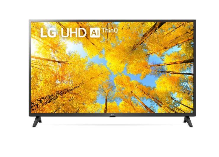 TV Set|LG|43"|4K/Smart|3840x2160|Wireless LAN|Bluetooth|webOS|43UQ75003LF