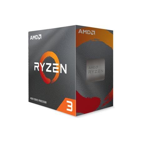 CPU RYZEN X4 R3-4100 SAM4/65W 3800 100-100000510MPK AMD