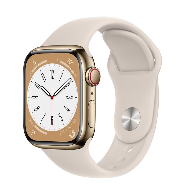 SMARTWATCH SERIES8 45MM CELL./GOLD/STEEL MNKM3EL/A APPLE