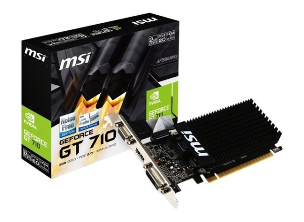 VGA PCIE16 GT710 2GB GDDR3/GT 710 2GD3H LP MSI