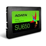 SSD|ADATA|SU650|240GB|SATA 3.0|Write speed 450 MBytes/sec|Read speed 520 MBytes/sec|2,5"|TBW 140 TB|MTBF 2000000 hours|ASU650SS-240GT-R