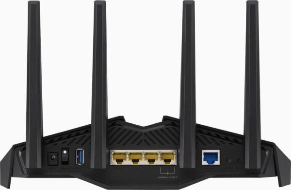 Wireless Router|ASUS|Router|5400 Mbps|Wi-Fi 6|IEEE 802.11a|IEEE 802.11b|IEEE 802.11g|IEEE 802.11n|IEEE 802.11ac|IEEE 802.11ax|4x10/100/1000M|LAN  WAN ports 1|Number of antennas 4|RT-AX82UV2
