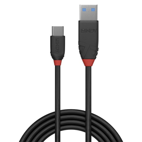 CABLE USB3.2 A-C 0.5M/BLACK 36915 LINDY