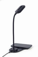 MOBILE CHARGER WRL DESK LAMP/BLACK TA-WPC10-LED-01 GEMBIRD