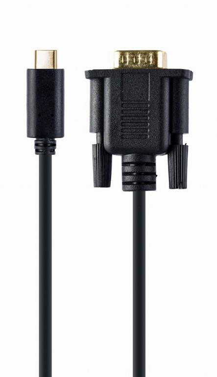I/O ADAPTER USB-C TO VGA-M/BLIST A-CM-VGAM-01 GEMBIRD