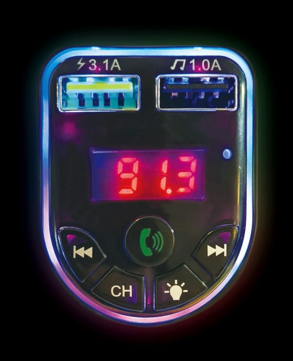MOBILE CHARGER CAR USB 3IN1/FM TRANSMITTER BTT-05 GEMBIRD