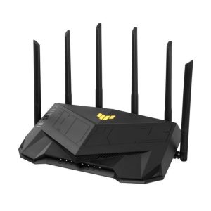 Wireless Router|ASUS|Wireless Router|6000 Mbps|Mesh|Wi-Fi 5|Wi-Fi 6|IEEE 802.11a|IEEE 802.11b|IEEE 802.11g|IEEE 802.11n|USB 3.2|4x10/100/1000M|1x2.5GbE|LAN  WAN ports 1|Number of antennas 6|TUFGAMINGAX6000