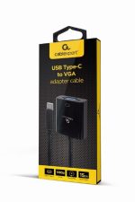 I/O ADAPTER USB-C TO VGA/A-CM-VGAF-01 GEMBIRD