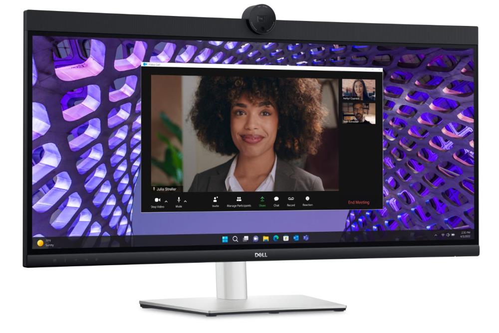 LCD Monitor|DELL|P3424WEB|34"|Curved/21 : 9|Panel IPS|3440x1440|21:9|60Hz|5 ms|Speakers|Camera 4MP|Swivel|Height adjustable|Tilt|210-BFOB